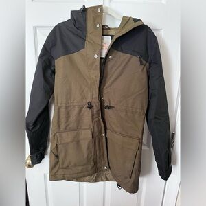 Aperture Black and Olive Ski Jacket